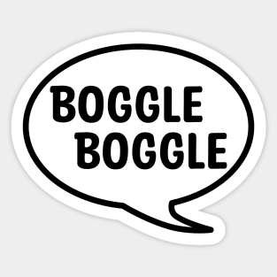 BOGGLE BOGGLE Sticker